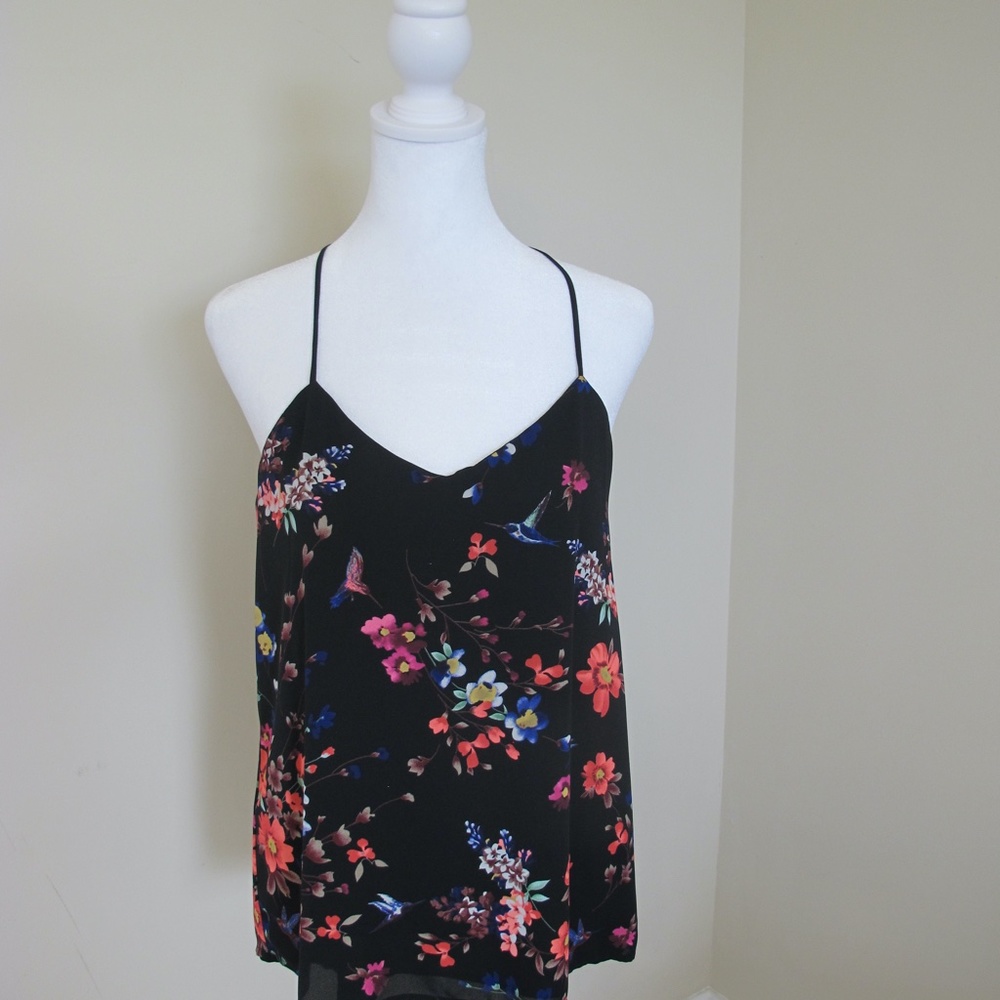 Express Women's Portofino Sleeveless date night summer Tank Shirt Size Small EUC - Picture 1 of 6